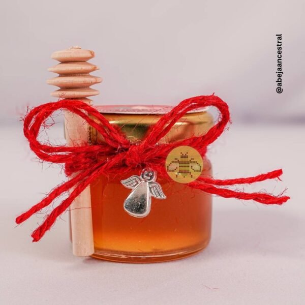 Mini Tarro Redondo de Miel 30 ml con Dije - Image 2