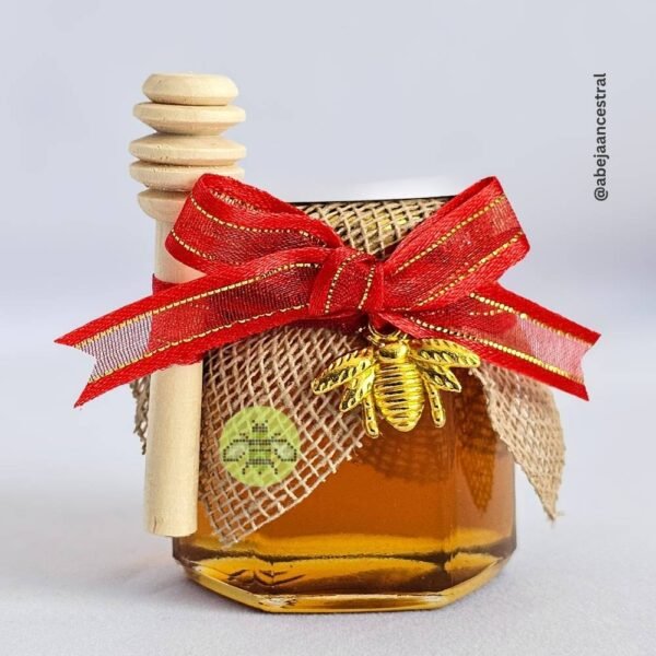 Tarro Hexagonal de Miel 45 ml con Dije
